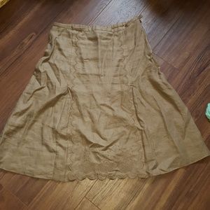 Tan skirt